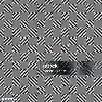 istock Horizontally and vertically stripes forming checkered pattern. Difficult for the eye. 1359508906