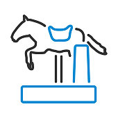 istock Horse Machine Icon 1396627998