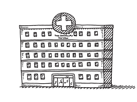 Hospital Building Drawing