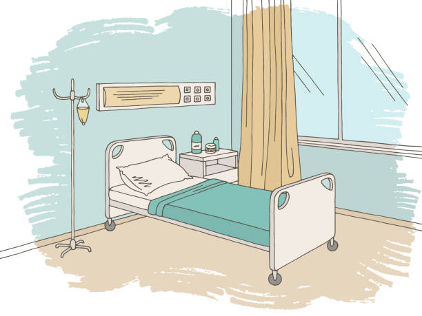 Empty Hospital Bed Cartoon Illustrations, Royalty-Free Vector Graphics ...