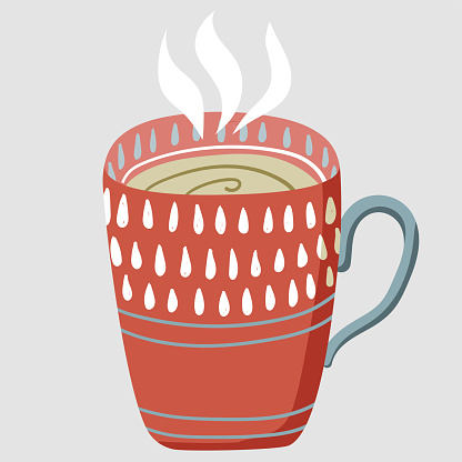 Hot chocolate in adorable mug