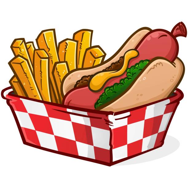 Red Art and Cook BBQ Hot Dog Basket 