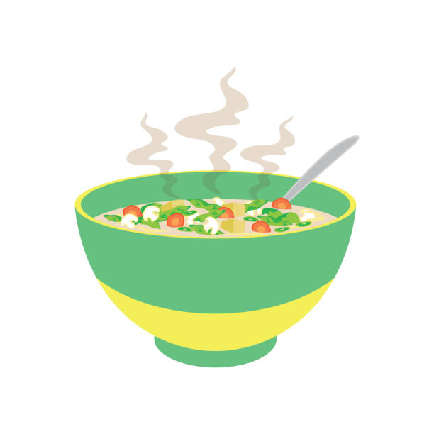 野菜スープ イラスト素材 Istock