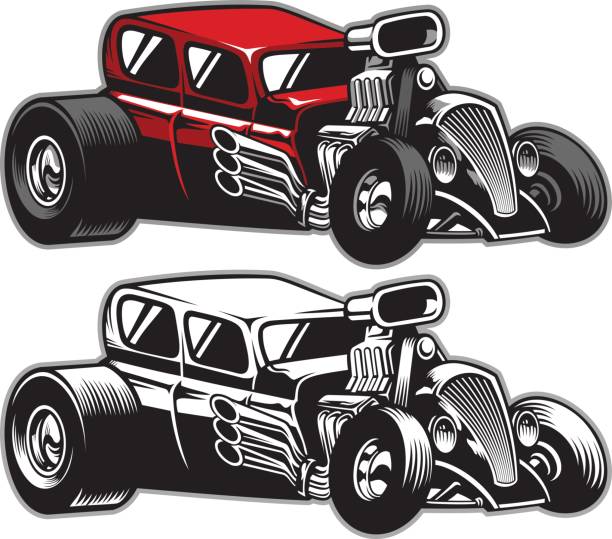 Hot Rod Illustrations, Royalty-Free Vector Graphics & Clip ...