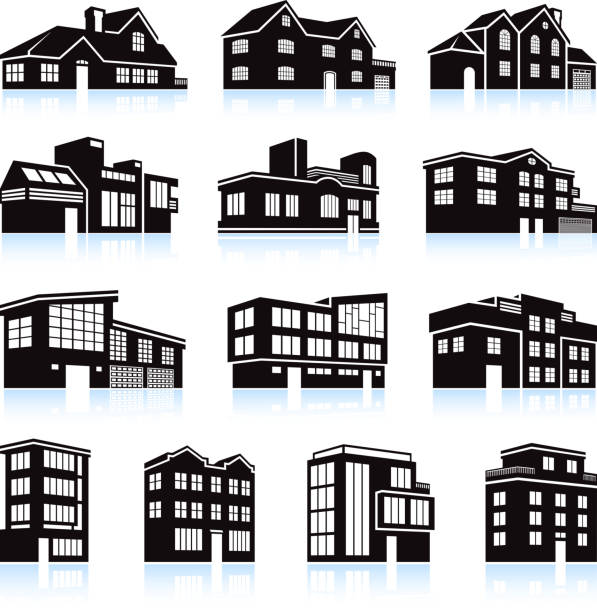 Royalty Free Row Of Houses Clip Art, Vector Images & Illustrations - iStock
