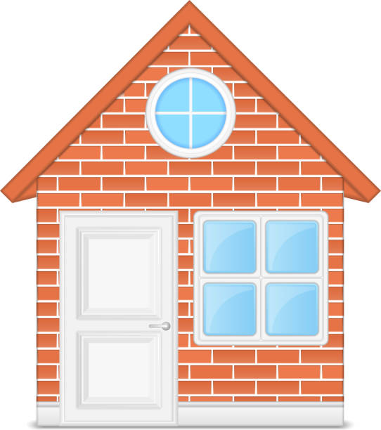 Brick House Clip Art, Vector Images & Illustrations - iStock