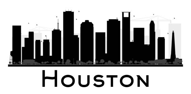 Royalty Free Houston Skyline Clip Art, Vector Images & Illustrations ...