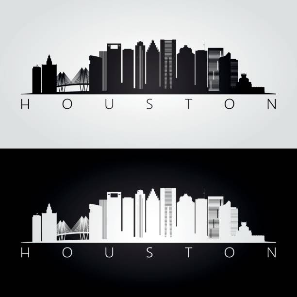 Royalty Free Houston Skyline Clip Art, Vector Images & Illustrations ...