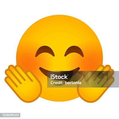 istock Hugging Face Emoji Icon 1328395251