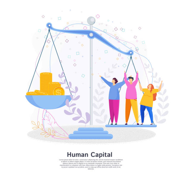 human capital concept - humankapital stock-grafiken, -clipart, -cartoons und -symbole