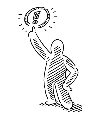 Figure Humaine Alerte Geste Point Dexclamation Dessin Figure Humaine Alerte Geste Point Dexclamation Dessin