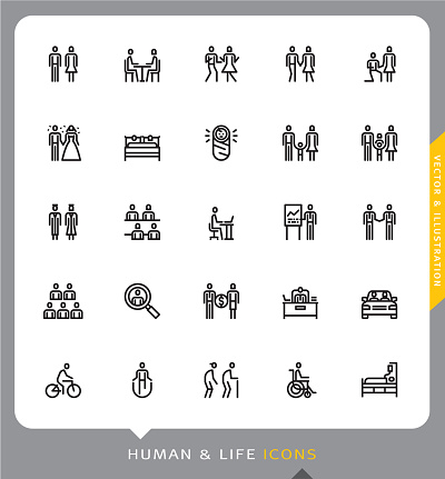 Human Icons Stock Illustration - Download Image Now - iStock
