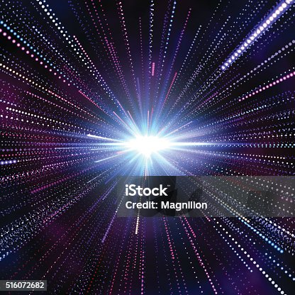 istock Hyperspace Abstract Background 516072682