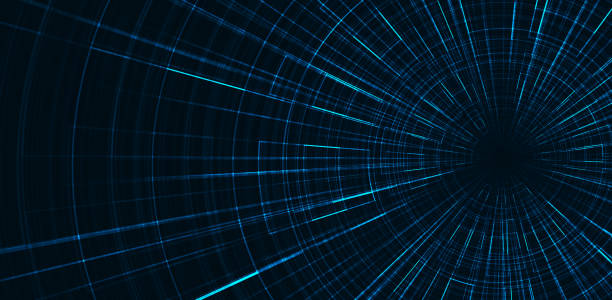 Hyperspace speed motion on Blue background,warp and expanding movement concept,vector Illustration. Hyperspace speed motion on Blue background,warp and expanding movement concept,vector Illustration. security backgrounds stock illustrations