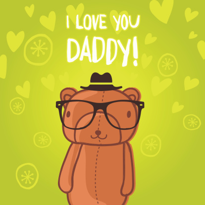 i love you daddy greeting card