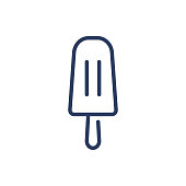 istock Ice cream thin line icon 1250651291
