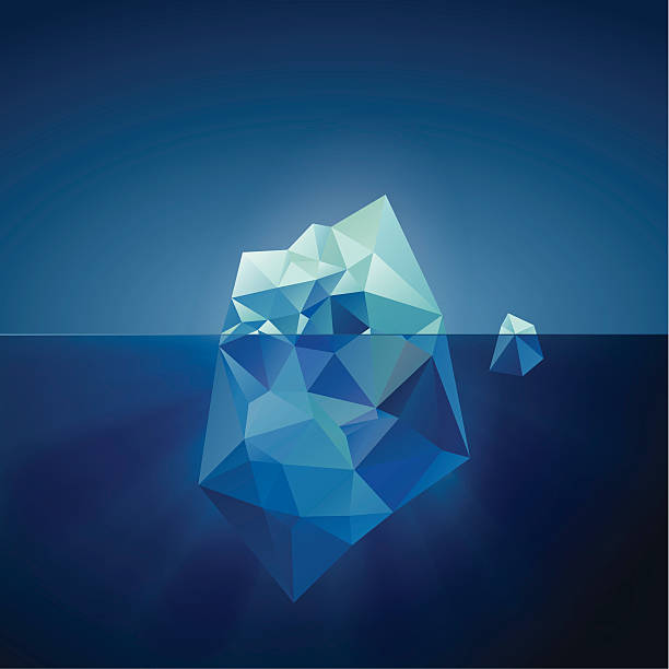 Iceberg illustration vector art illustration