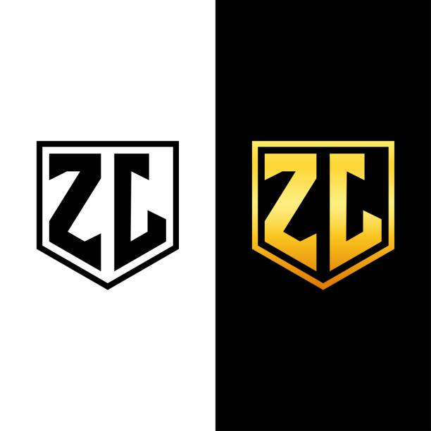 ilustrações de stock, clip art, desenhos animados e ícones de icon letter zl - zl