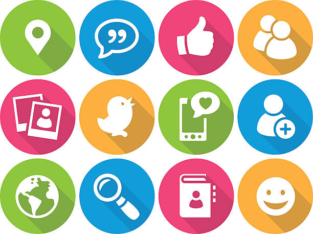Iconset - flat - Social Media 01 [b]Included in each set:[/b]
• Vector EPS 10, well layered
• Vector AI 10, well layered
• 300 dpi JPG 
• 300 dpi PNG (transparent background)

[b]Additional series:[/b]
[url=http://www.istockphoto.com/search/lightbox/16796196#e52b4b6][img]http://www.melanie-freund.de/istock/20150128_banner_vibrant_square.jpg[/img][/url]
[url=http://www.istockphoto.com/search/lightbox/16795900#14de367c][img]http://www.melanie-freund.de/istock/20150128_banner_grey_reflection.jpg[/img][/url] social media icons vector stock illustrations