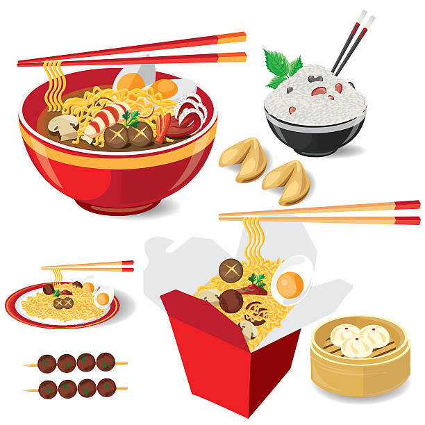 Royalty Free Chinese Noodles Clip Art Vector Images Royalty Free Chinese Noodles Clip Art Vector Images