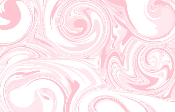 illustration eines hellrosa marmorierten hintergrunds - ice cream fancy stock-grafiken, -clipart, -cartoons und -symbole