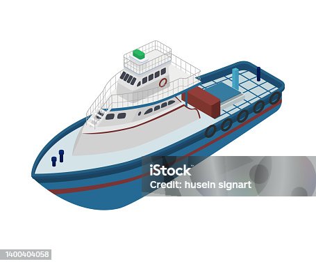istock illustration of a passenger ship 1400404058