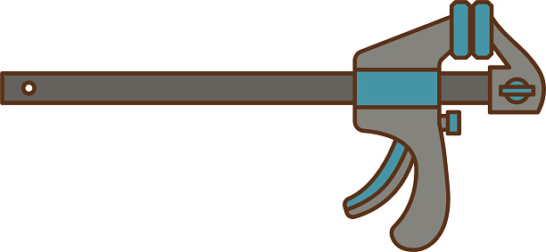 Illustration of a simple quick bar clamp