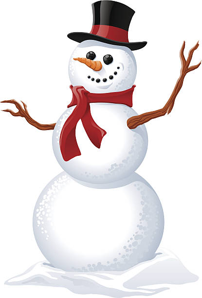 illustrations, cliparts, dessins animés et icônes de bonhomme de neige - bonhomme de neige