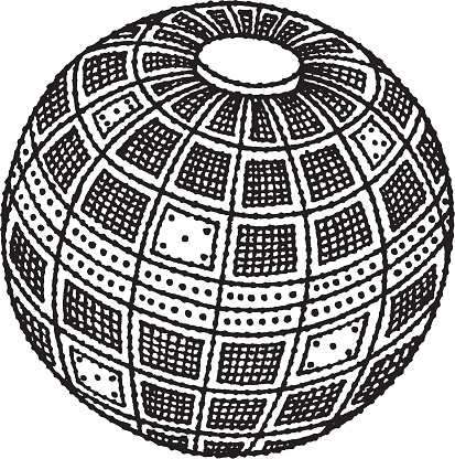 Illustration of disco ball