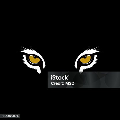 istock illustration of eye of the tiger 1333451174