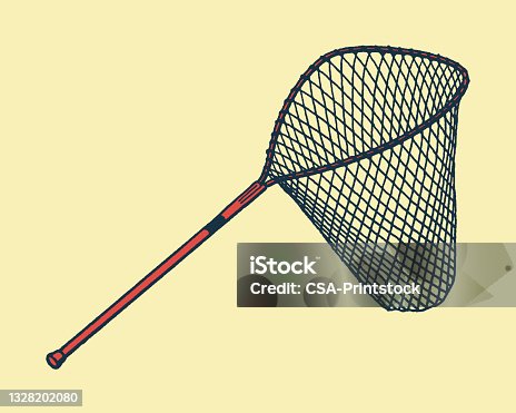 istock Illustration of fishing net 1328202080