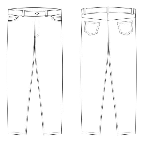 Jeans Pocket Drawing Illustrations, Royalty-Free Vector Graphics & Clip ...