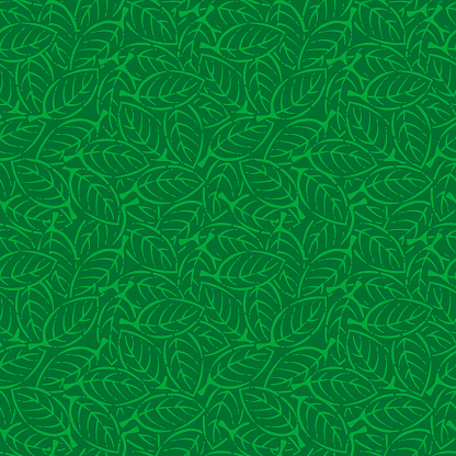 Illustration of leaves pattern. Seamless pattern.