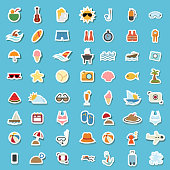 illustration of summer icon vector