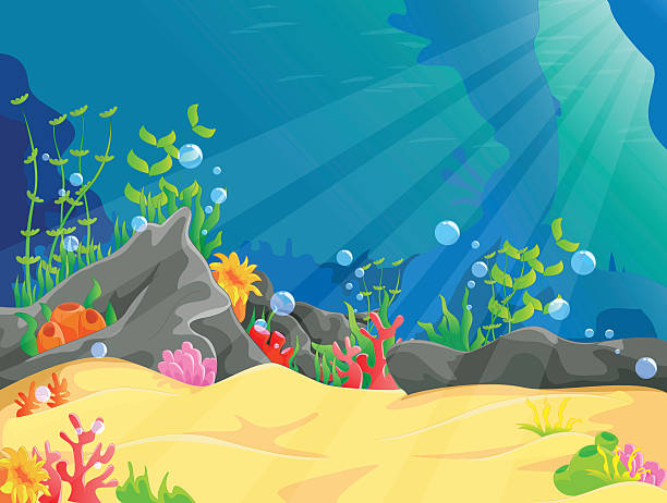 Best Under Water Scene Clip Art Illustrations, Royalty-Free Vector ...