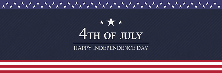 Independence day USA banner template