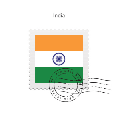 India Flag Postage Stamp
