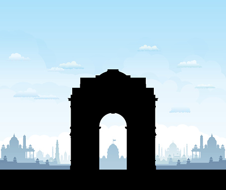 India Gate (All Buildings Are Separate and Complete)