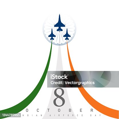 istock Indian Air Force Day. 8 October. 1344789955