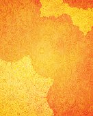Indian tribal orange pattern, vector illustration, eps10