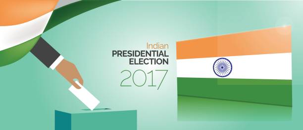 illustrazioni stock, clip art, cartoni animati e icone di tendenza di urne elettorali per le elezioni presidenziali indiane 2017 - elezioni italia