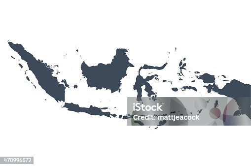 istock Indonesia country map 470996572