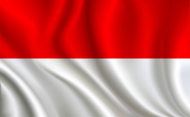 印尼國旗背景 - 印尼國旗 插圖 幅插畫檔、美工圖案、卡通及圖標