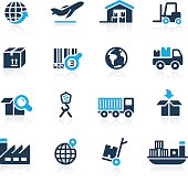 Industry and Logistics vector icons for your website or printed media.
