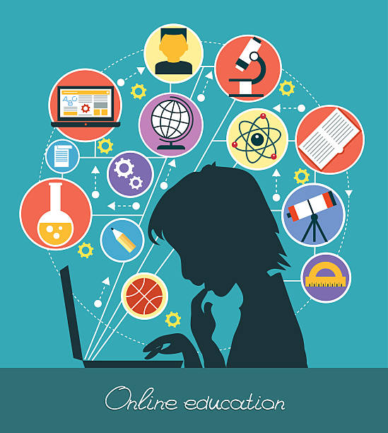 Infographic design of education vector art illustration
