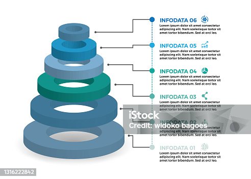 istock Infographic design with icons and 5 options leves or steps. Infographics for business concept. Can be used for presentations banner, workflow layout, process diagram, flow chart, info graph 1316222842