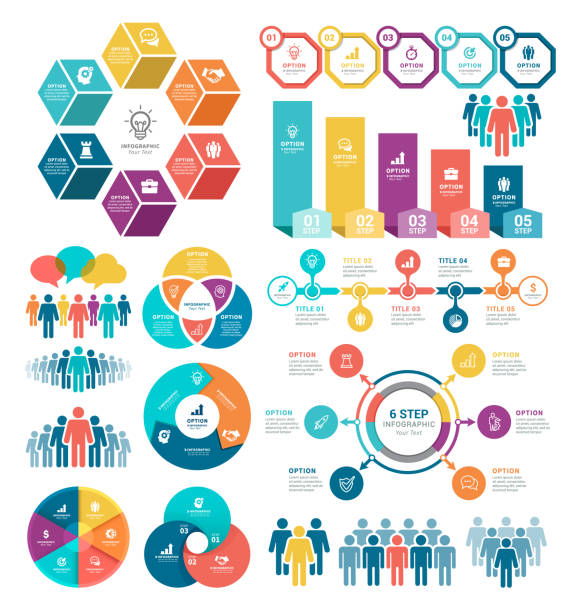 Vector illustration of the infographic elements