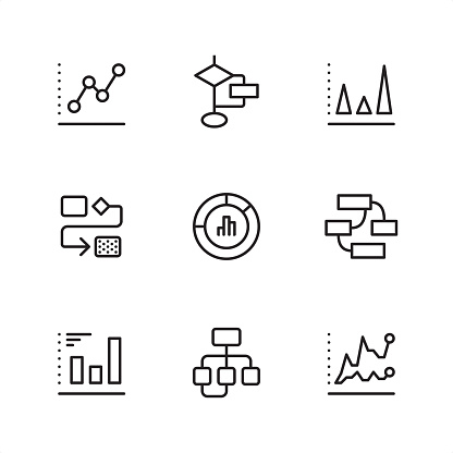 Infographic - Pixel Perfect outline icons