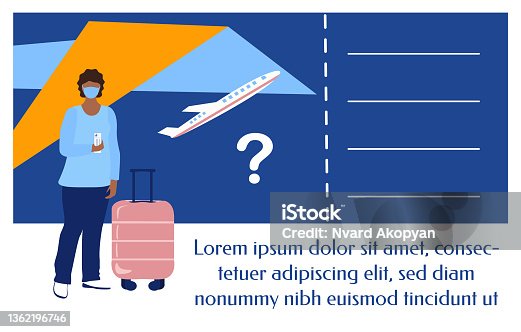 istock Infomation board template Travel during pandemic 1362196746