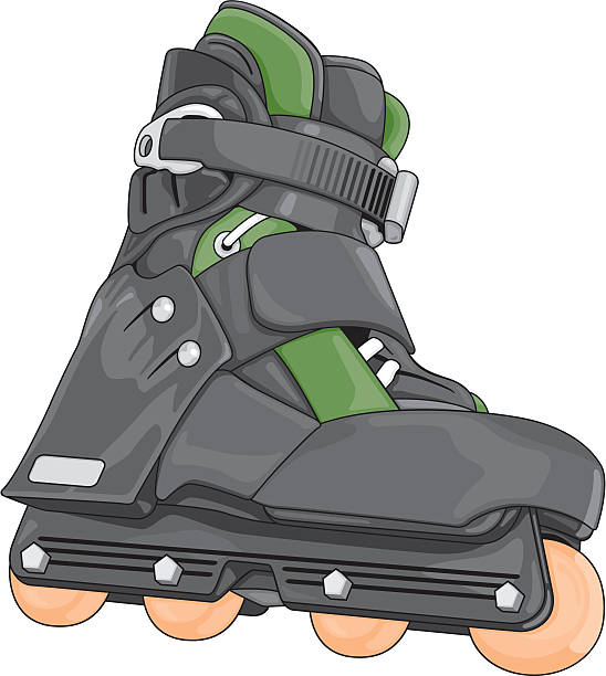 inline skate - 單線滾軸溜冰鞋 幅插畫檔、美工圖案、卡通及圖標